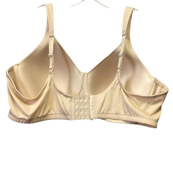 Leading Lady Size 50C Nude Tan Soft Cup Underwire Adjustable Strap 4 Hook Bra - Picture 4 of 4